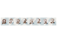 Стенд-лента "Выдающиеся ученые-историки" - fgospostavki.ru - Уфа