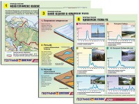 Комплект таблиц по географии "Природа России" раздаточные (цветные, ламинированные, А4, 10 штук) - fgospostavki.ru - Уфа