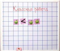 Магнитно-маркерная доска "Клетка" (86 см х 75 см) - fgospostavki.ru - Уфа