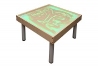 Столик на ножках для рисования песком "Радуга" с подсветкой RGB - fgospostavki.ru - Уфа