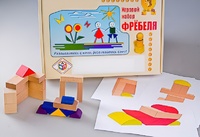 Игровой набор Фребеля "Конструктор деревянный без соединений-2" (Серия "Эксперимент") - fgospostavki.ru - Уфа