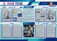 Стенд-уголок "Юный физик" - fgospostavki.ru - Уфа