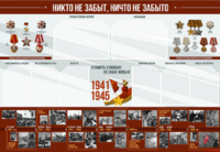 Стенд-уголок "Никто не забыт, ничто не забыто" - fgospostavki.ru - Уфа