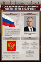 Стенд "Государственные символы Российской Федерации" - fgospostavki.ru - Уфа