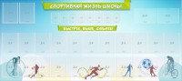 Стенд "Спортивная жизнь школы" - fgospostavki.ru - Уфа