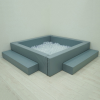 Сухой бассейн с шариками и RGB-подсветкой 190х190 см - fgospostavki.ru - Уфа