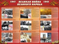 Стенд "Великая война Великого народа" Вариант 1 (9 блоков) - fgospostavki.ru - Уфа