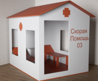 Игровой домик «Скорая помощь» - fgospostavki.ru - Уфа