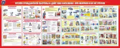 Стенд "Уголок гражданской обороны и действия населения в чрезвычайных ситуациях" - fgospostavki.ru - Уфа