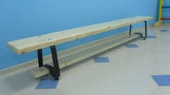 Скамейка гимнастическая (металлические ножки, лак) (2,5 м)  - fgospostavki.ru - Уфа