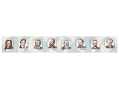 Стенд-лента "Выдающиеся ученые-историки" - fgospostavki.ru - Уфа
