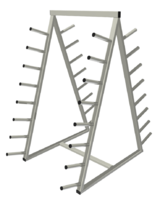 Стойка для бодибаров двусторонняя (32 бодибара) - fgospostavki.ru - Уфа