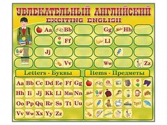 Комплект оборудования "Английский алфавит" с комплектом тематических магнитов - fgospostavki.ru - Уфа