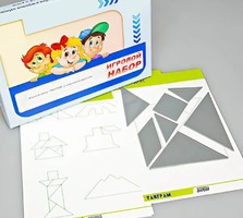 Игровой набор "Танграм" (с комплектом карточек) - fgospostavki.ru - Уфа