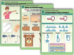 Комплект таблиц "Технология. Обработка ткани" (12 таблиц, А1, ламинированные) - fgospostavki.ru - Уфа