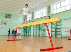 Бревно гимнастическое напольное постоянной высоты (700 мм) (5 м) - fgospostavki.ru - Уфа