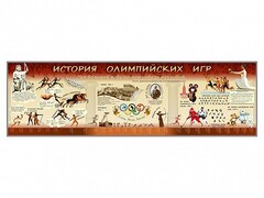 Настенное полотно "История Олимпийских игр" - fgospostavki.ru - Уфа