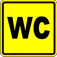 Тактильный знак (WC) 100х100 - fgospostavki.ru - Уфа