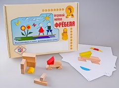 Игровой набор Фребеля "Конструктор деревянный без соединений-1" (Серия "Эксперимент") - fgospostavki.ru - Уфа