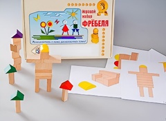 Игровой набор Фребеля "Конструктор деревянный без соединений-3" (Серия "Эксперимент") - fgospostavki.ru - Уфа