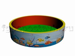 Сухой бассейн круглый с шелкографией - fgospostavki.ru - Уфа