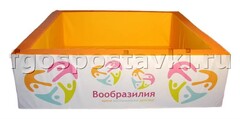 Бассейн "Вообразилия" квадратный с шелкографией - fgospostavki.ru - Уфа
