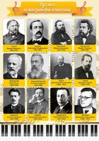 Стенд "Русские композиторы-классики" - fgospostavki.ru - Уфа