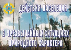 Комплект плакатов "Действия населения в ЧС природного характера" - fgospostavki.ru - Уфа