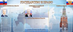 Стенд "Государство и право" - fgospostavki.ru - Уфа