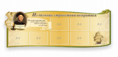 Стенд резной "Из дальних странствий возвратясь" - fgospostavki.ru - Уфа