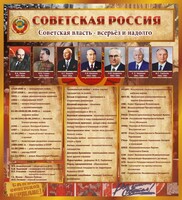 Стенд "Советская Россия" - fgospostavki.ru - Уфа