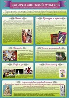 Стенд "История светской культуры" Вариант 2 - fgospostavki.ru - Уфа
