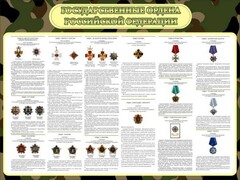 Стенд "Государственные ордена РФ" - fgospostavki.ru - Уфа