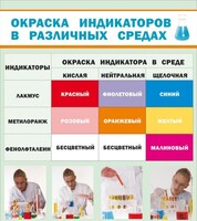 Стенд "Окраска индикаторов в различных средах" - fgospostavki.ru - Уфа