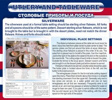 Стенд "Столовые приборы и посуда" - fgospostavki.ru - Уфа