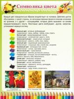 Стенд "Символика цвета" - fgospostavki.ru - Уфа