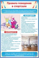 Стенд "Правила поведения в спортзале №1" - fgospostavki.ru - Уфа