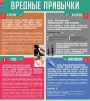 Стенд "Вредные привычки" - fgospostavki.ru - Уфа