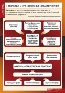 Комплект таблиц. ОБЖ. Здоровый образ жизни. - fgospostavki.ru - Уфа