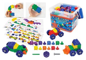 Конструктор Машины «Радуга» (140 деталей) - fgospostavki.ru - Уфа