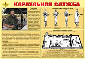 Плакат "Караульная служба" - fgospostavki.ru - Уфа