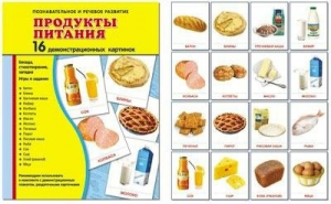 Демонстрационные карточки "Продукты питания" - fgospostavki.ru - Уфа