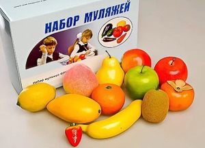 Набор муляжей фруктов - fgospostavki.ru - Уфа