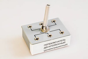 Переключатель двухполюсный (демонстрационный) - fgospostavki.ru - Уфа