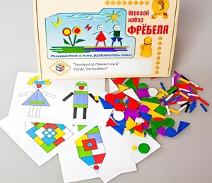 Игровой набор Фребеля "Конструктор плоскостной-4" (Серия "Эксперимент") - fgospostavki.ru - Уфа