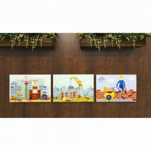 Комплект настенных панелей «Стройка» - fgospostavki.ru - Уфа