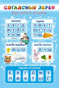 Стенд "Согласные русского языка" - fgospostavki.ru - Уфа