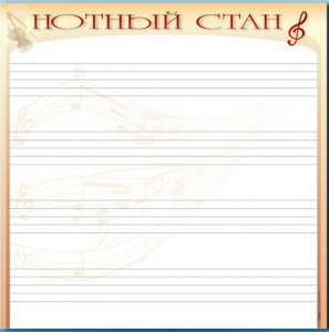 Доска магнитно-маркерная "Нотный стан" - fgospostavki.ru - Уфа