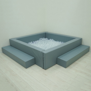 Сухой бассейн с шариками и RGB-подсветкой 190х190 см - fgospostavki.ru - Уфа