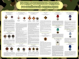 Стенд "Государственные ордена РФ" - fgospostavki.ru - Уфа